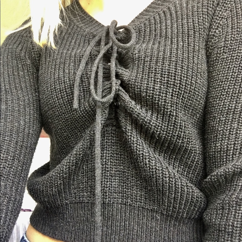 Cropped sweater